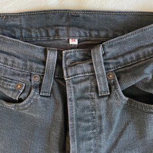 LEVIS Wedgie Ankle Faded Black 24